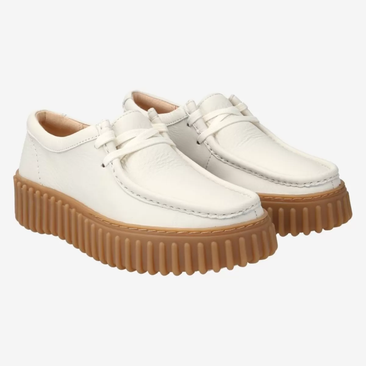 Damen Clarks Schnurschuhe*Art.Torhill Bee Off White